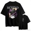 Fushiguro Toji Printed Tee Anime Jujutsu Kaisen Clothing Sports Summer Unisex Summer Unisexga Unisex Tshirt Cotton