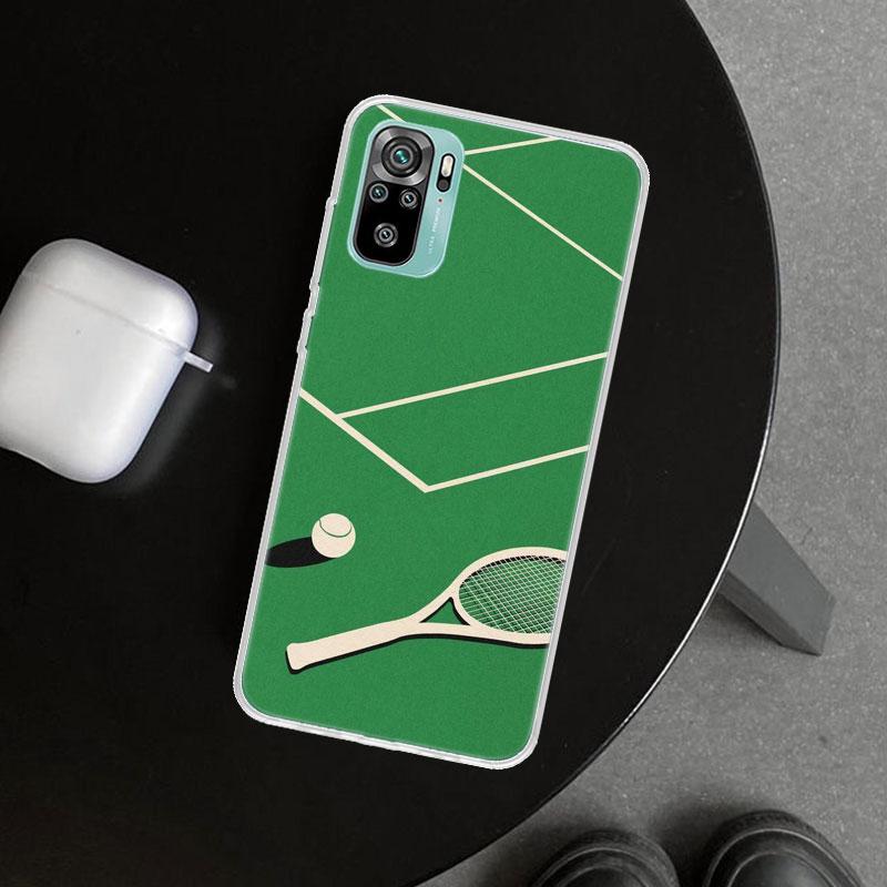 Tennis Sport Phone Case Cover for Xiaomi Redmi Note 15 14 13 12 11 Pro Plus 14S 12S 11S 11T 11E 10S 10 Customized Fundas Redmi N