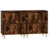 Sideboards 2 pcs Smoked Oak 60 x 35 x 70 cm Engineered Wood