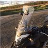 AQIMY Universal Motorcycle Wind Deflector, Adjustable, Acrylic, Compatible with Honda/Yamaha/Suzuki/Harley-Davidson and Others, Airflow Adjustment, Wi