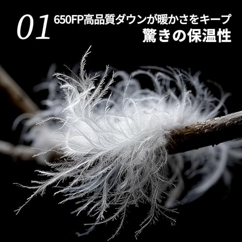 Naturehike Down Sleeping Bag (Fully Expandable with Leg Extension) -7.9°C to 4.7°C, Compact, Ultralight, Winter, Single-Person, 650FP, Envelope-Style,