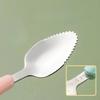 Stainless Steel Baby Food Spoon 304 Double Head Fruit Puree Scraper Silicone Soft Infant Feeding Utensil Complementary Food Tool