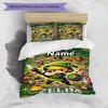 3pcs Duvet Cover Set (1*Duvet Cover + 2*Pillowcase, Without Core), Custom Name The Legend of Zelda Pattern Bedding Set, Home Bedroom Decor Gift