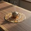 Bohemian Ceramic Coaster HeatResistant Design Cup Mats NonSlip Mandala Pattern Mat for