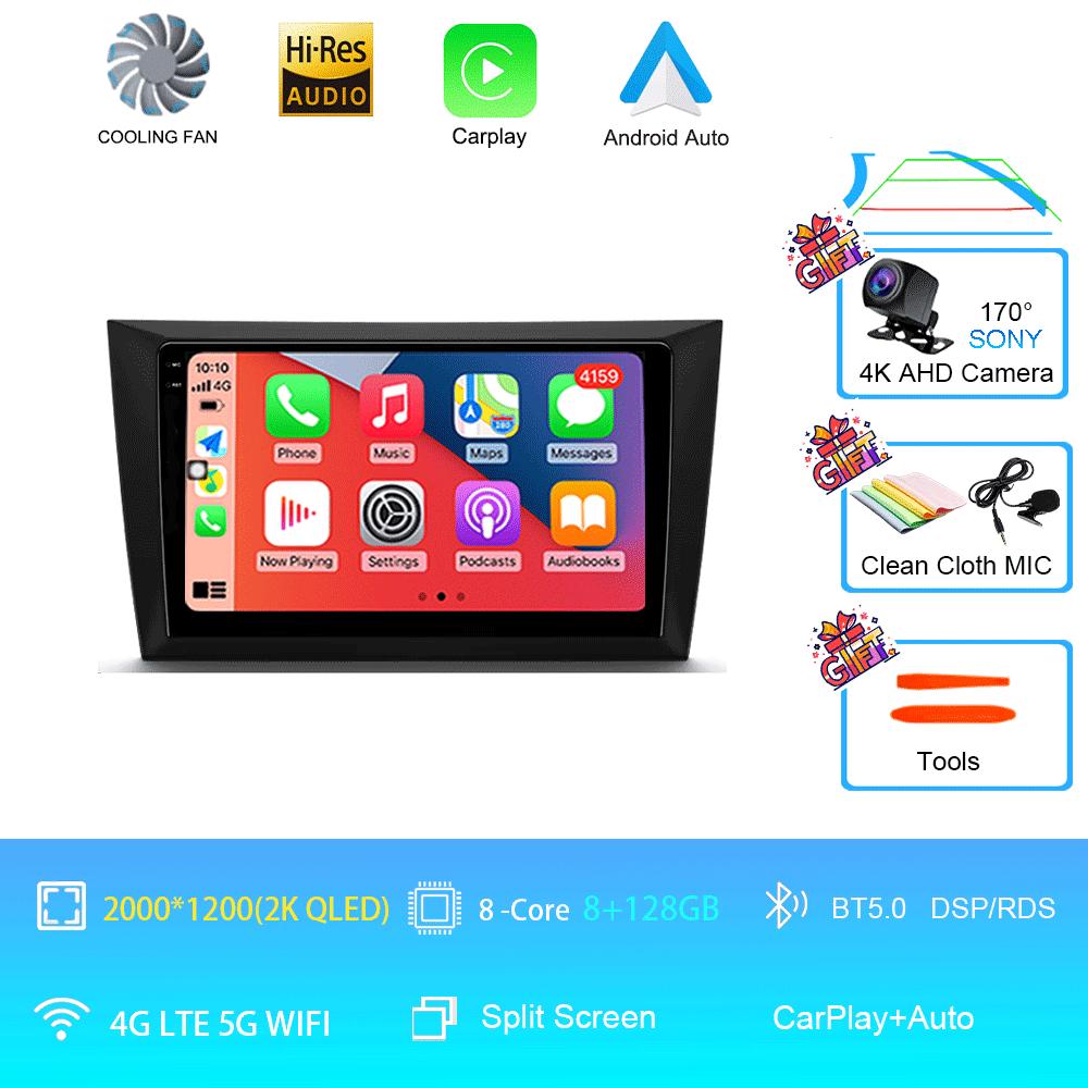 Car Radio Android 14 For Volkswagen VW Golf 6 MK6 GTI R 2008 - 2012 Wireless Carplay Android Auto Car Stereo Multimedia Player