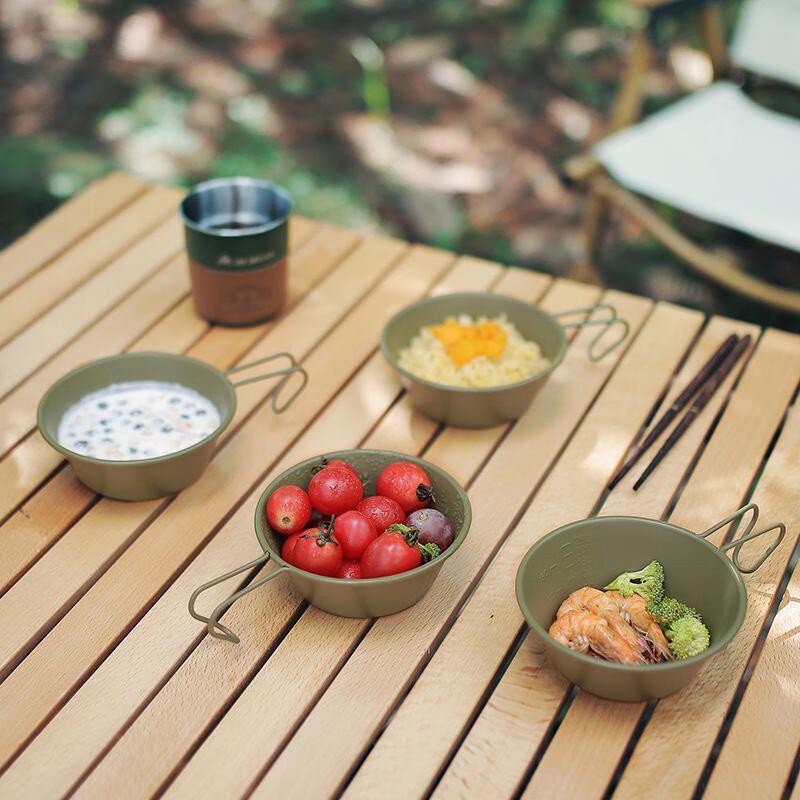 JunKaiWei Outdoor 304 Stainless Steel Portable Sierra Bowl