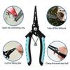 Stainless Steel Fishing Pliers Catfish Saltwater Fishing Pliers Freshwater Heavy-Duty Rust-Proof Fish Hook Remover Tool