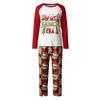 Family Matching Print Sets Pajamas Loungewear Outfits Family Matching Long Sleeve Tops+Pants Set