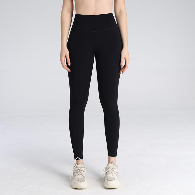 High-Waisted Butt-Lifting Yoga Pants Women Seamless Tummy Control Leggings 9/10 Length Fitness Workout