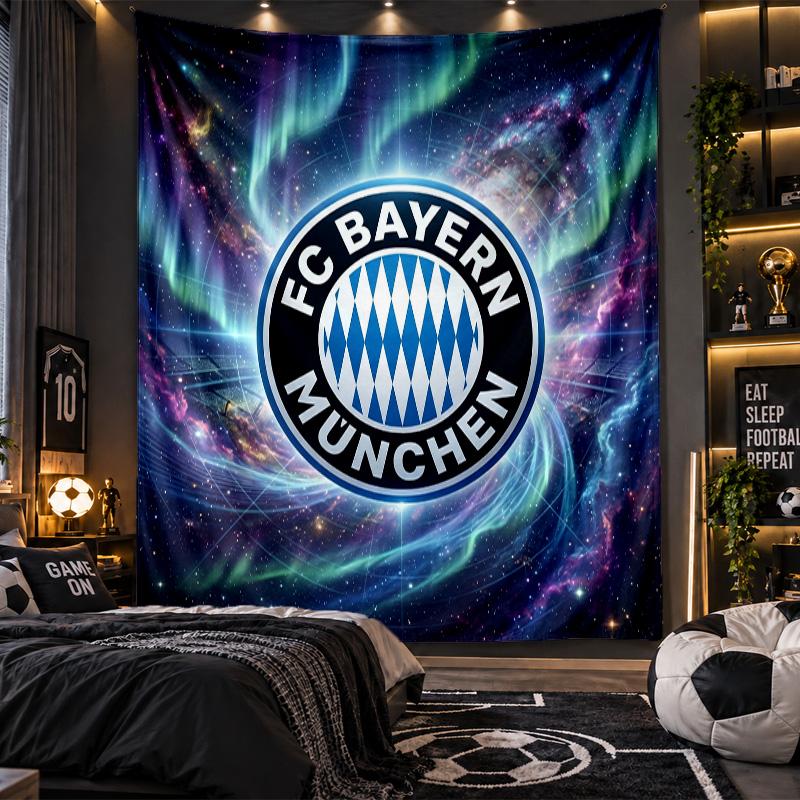 Arazzo da Appendere alla Parete Tessuto con Stampa del Bayern Monaco per Soggiorno Camera da Letto Decorazione per la Casa