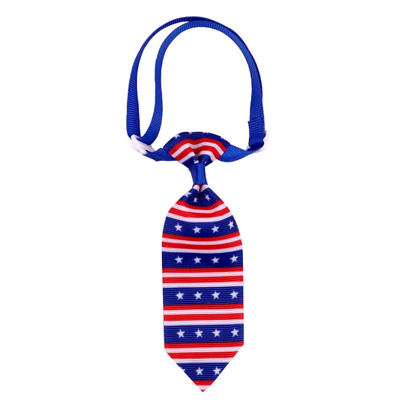 

Independence Day Dog Bandana Adjustable Holiday Party Birthday Pet Independence Day Bandana Scarf One Size