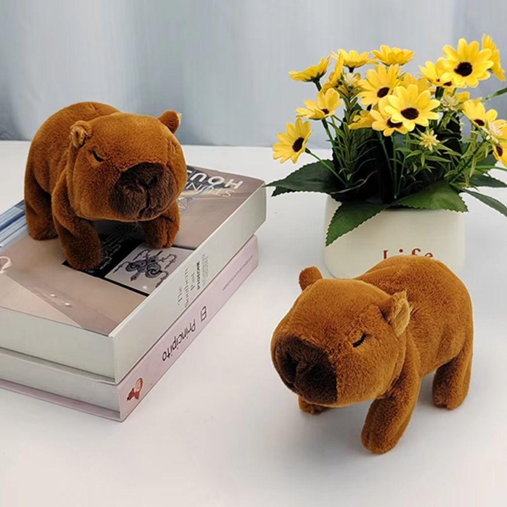 Can Walking Running Singing Capybara Walk Squeak Capybara Action Figure  Christmas Gift