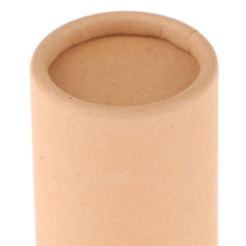 5G Kraft Paper Rotation Lipstick Tubes Biodegradable Cardboard Cosmetic Cylindrical Packaging Lip Balm Deodorant Container