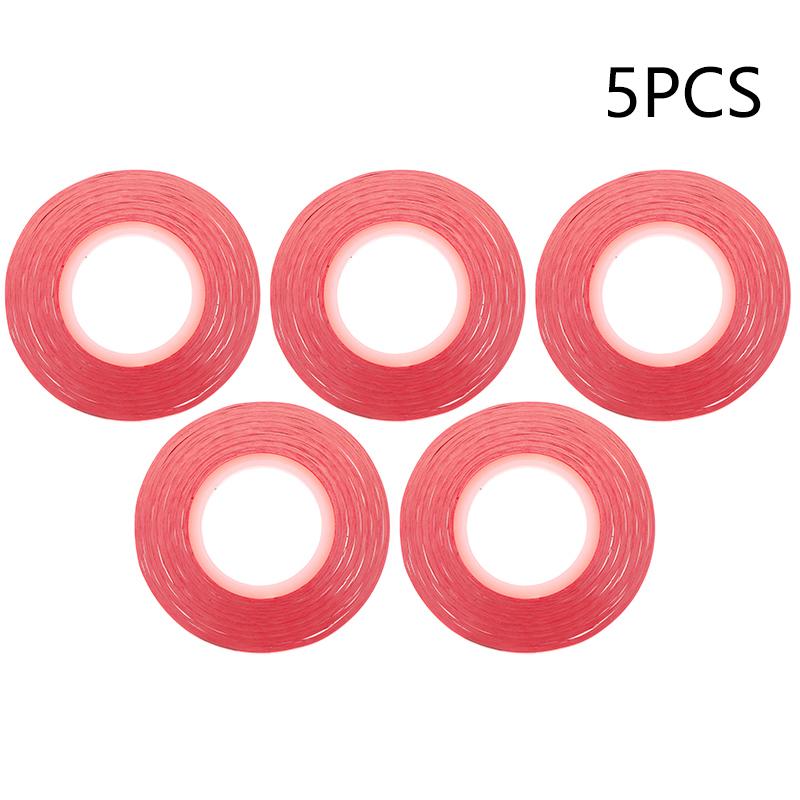 1 Rouleau Rouge 1/8″ Bande d'Épissage de Cassette Magnétophone Bande d'Amorce Bande Joint Remplacement Base Bande Spéciale