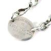 Very Good TIFFANY&Co. choker Oval Tag Choker Necklace Accessories Silver SV925  Used