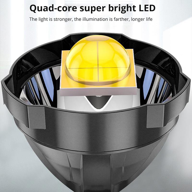Ultra-long Lighting Distance USB Rechargeable High Power Led Flashlights Lamp Searchlight XHP70 Powerful Lantern Torches