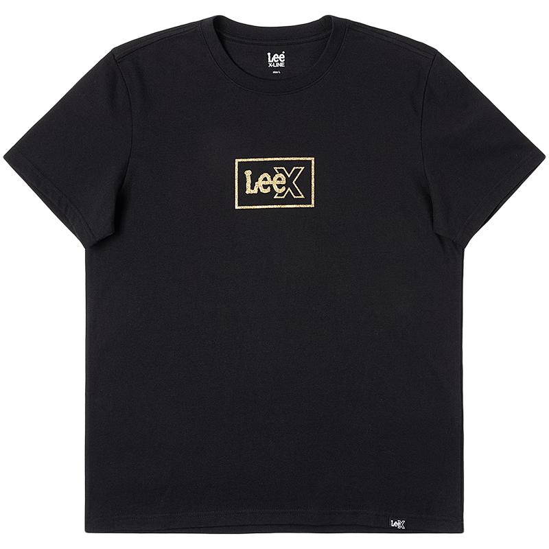 Lee Unisex Letter Logo Print Short Sleeve T-Shirt S 4250₽