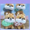 Adorable Encanto de Mochila de Peluche Shiba Inu Juguete Suave Llavero Colgante Perro Lindo 12cm