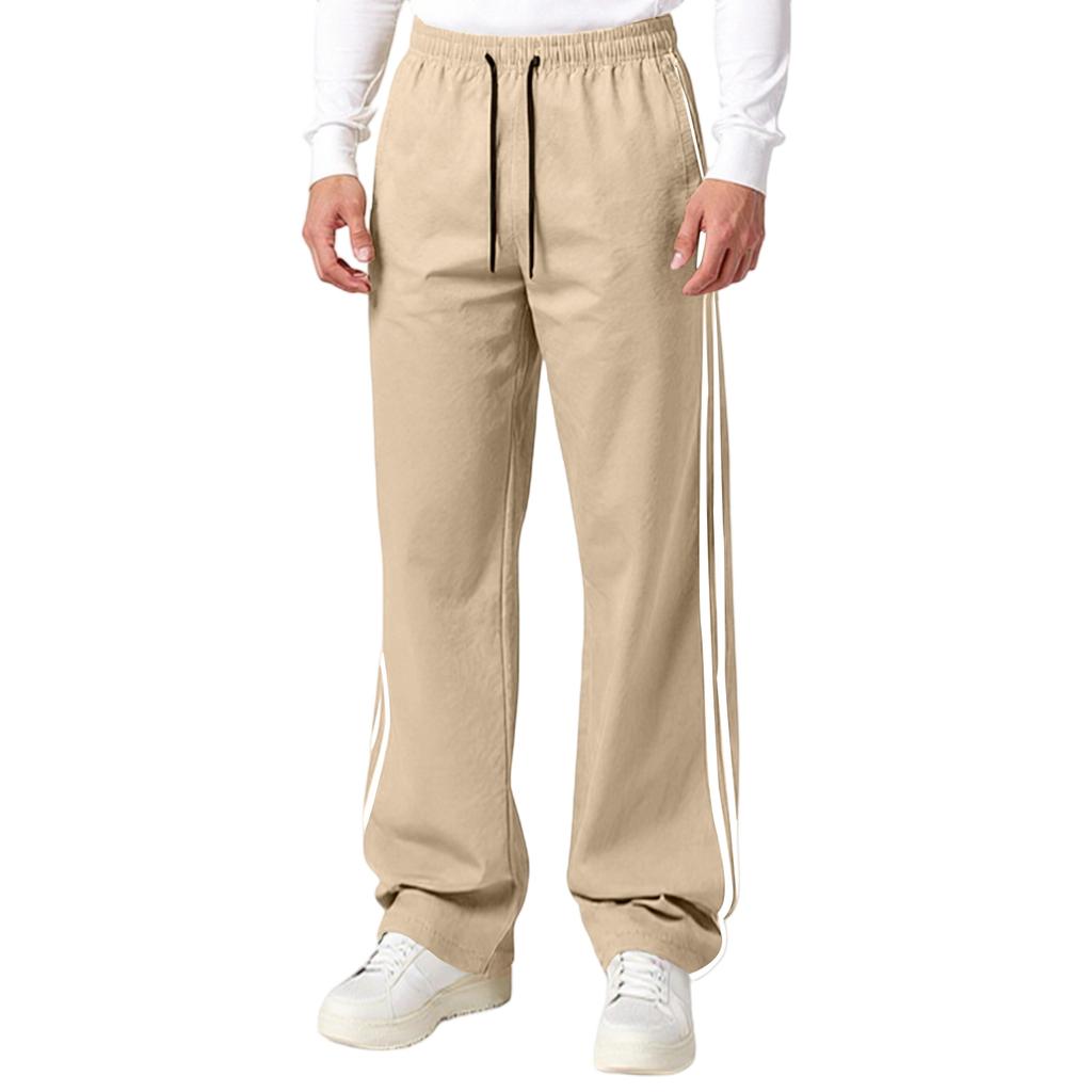 Men's Fashion Leisure Middle Waist Long Style Casual Pants