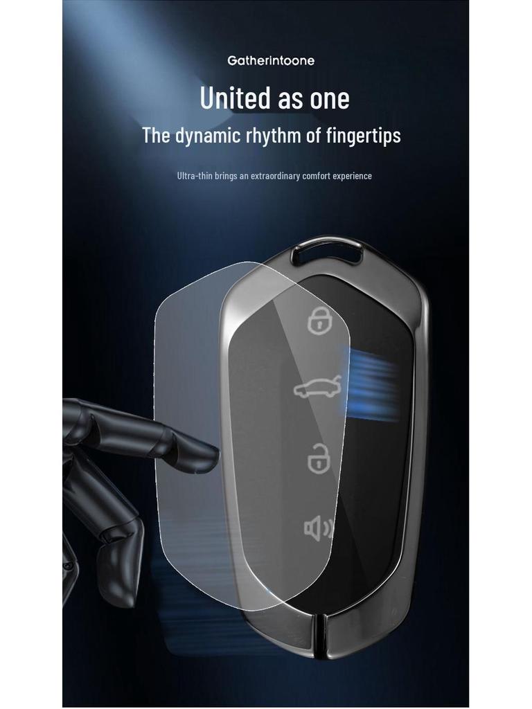 Kompatible Schlüsselhülle für 2023 Geely Ruilan 7 Smart-Fernbedienungsschlüsselhülle