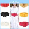 Elegant New Red Elastic Waist Belt For Down Jackets And Trendy Outerwear