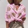 Women's Fashion Casual Long Sleeve POLO Neck Blouses & Shirts