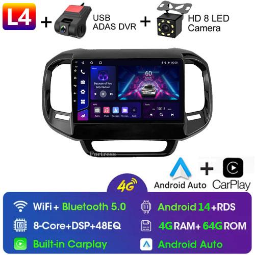 Android14 Auto Car Radio For FIAT Toro 2017 - 2021 Multimedia Navigation GPS 4G WIFI Carplay Player Carplay Stereo 2Din DVD