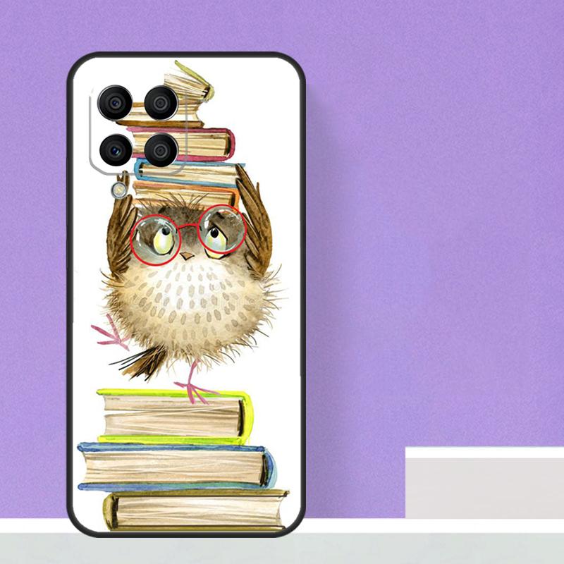 Cute Owl Cartoon For Samsung Galaxy M13 M33 M53 M12 M32 M52 M14 M34 M54 M20 M51 M21 M30s M31s M15 M55 Case