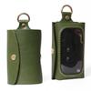 [HUKURO] Smart Key Case M - Genuine Leather Key Cover - Car Key Holder - Tochigi Leather - Green - 11cm X 6cm X 4.5cm