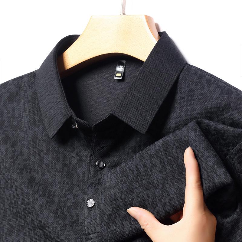 Men's Fashion Versatile Long Sleeve Polo Shirt - Spring & Autumn Style