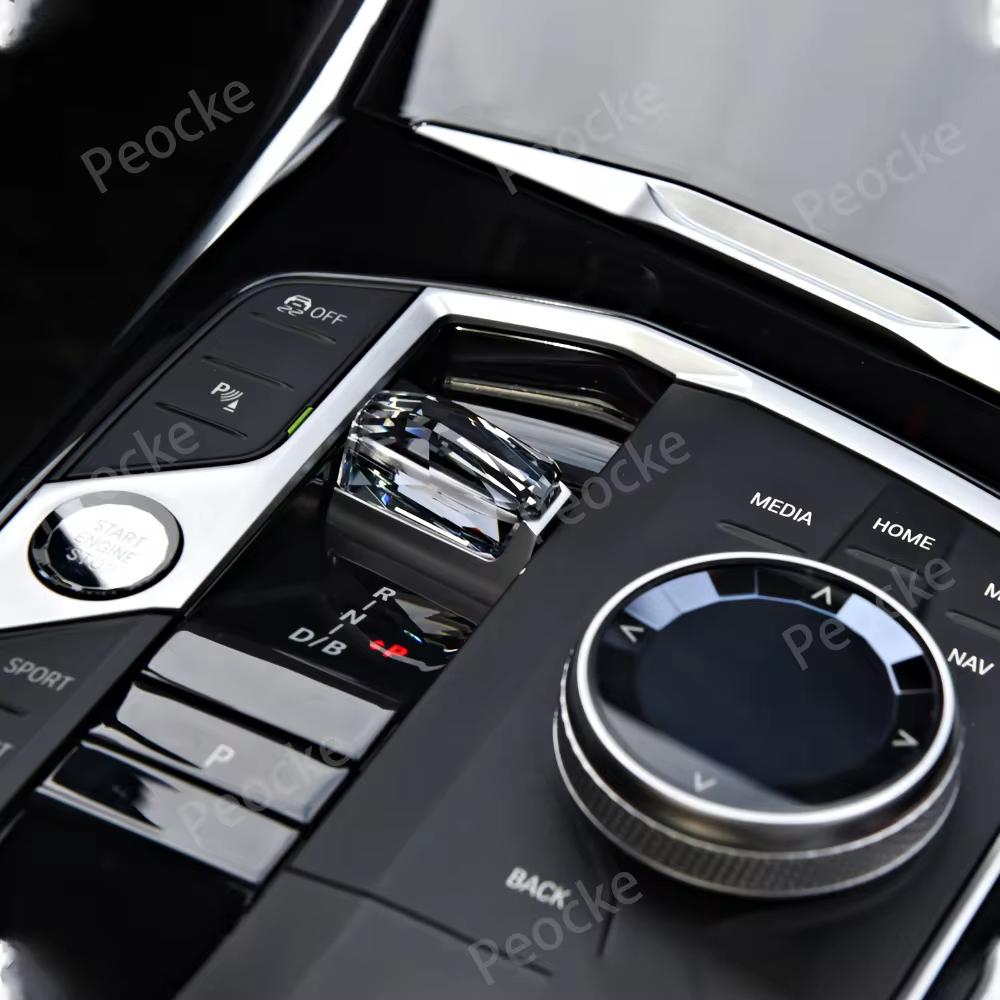 Levas de Cambio de Cristal para BMW ix3 G08 X6 G06 X7 G07 X5 G05 Palanca de la Caja de Cambios G21 F44 F48 F49 G28 G70 G26 G20 Pomo de la Palanca de Cambios