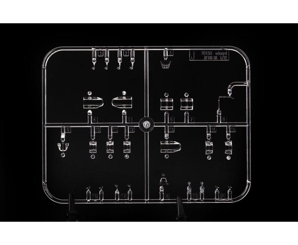 Eduard 1/72 Profipack Bf109G-10 Erla Factory Plastic Model Kit EDU70162 (Airplane)