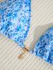 Lace Starfish Pendant Triangle Cup Sexy Two Piece Bikini Set Elegant