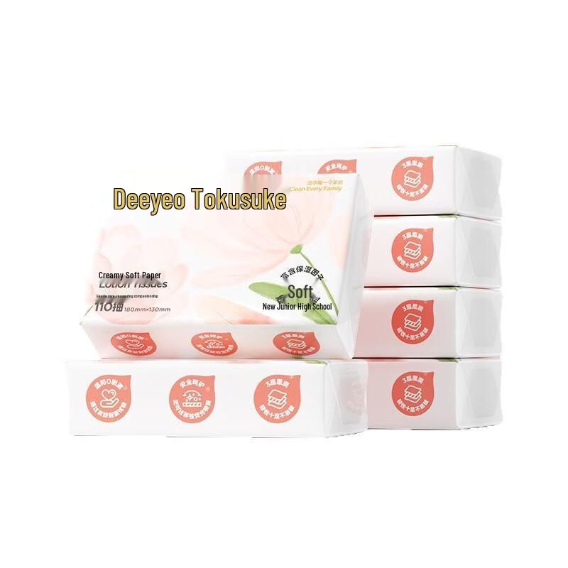 DeYou Cloud Soft Baby Lotion Facial Tissues
