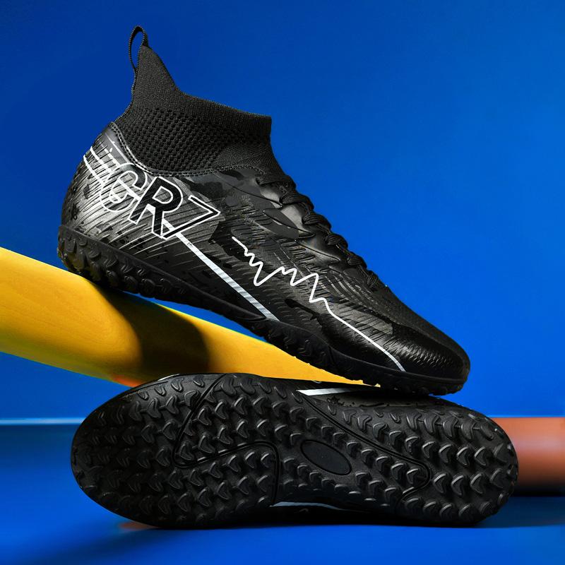 Wysokie Buty Piłkarskie dla Mężczyzn i Kobiet Treningowe Buty Sportowe Sztuczna Trawa TF Kolce AG Paznokcie Młodzież Uczeń Transgraniczne