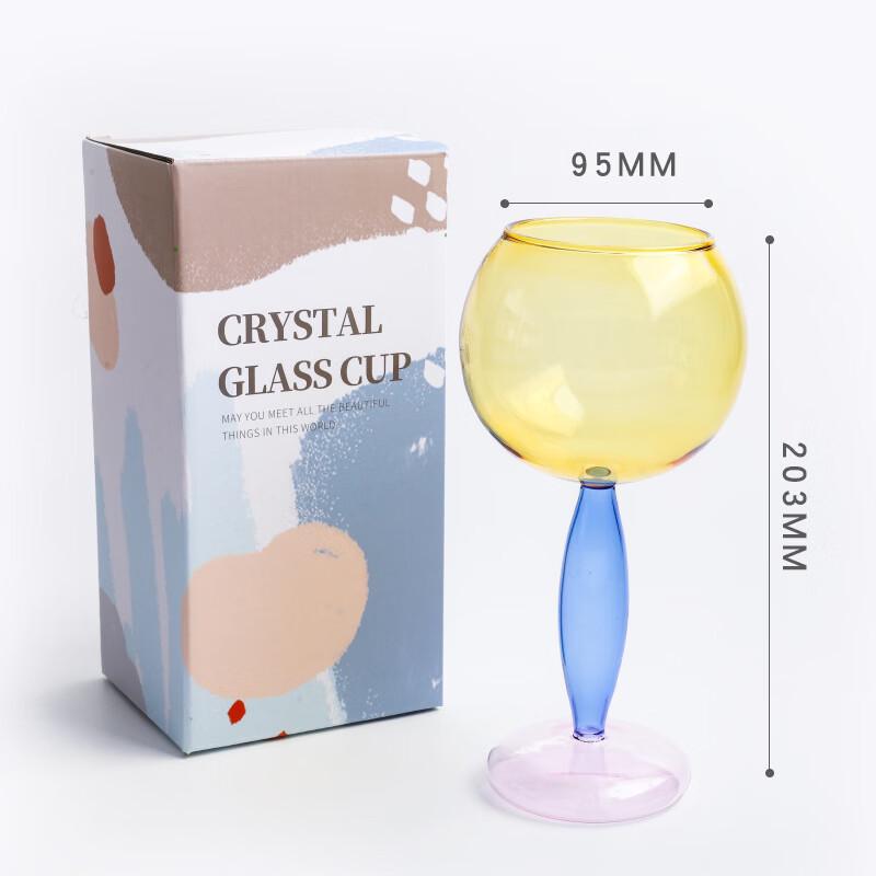 

Shangqi Color-Block Double-Wall Glass Mug