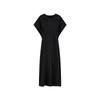 LESS 2025 Summer Round Neck Sleeveless Cotton Dress