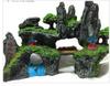 Aquarium Rockery Windmill Decoration with Air Pump-Driven Water Wheel