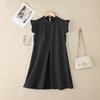 ZANZEA Women Casual Stand Collar Summer Sleeveless Dress