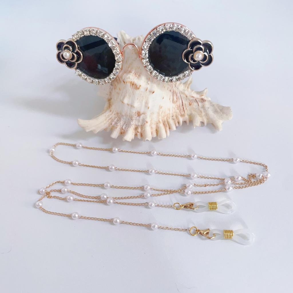 Pet Glasses Flower Diamond Chain Small Glasses Pet Headwear Cat Glasses Dog Sunglasses Pet Supplies Puppy Accessories