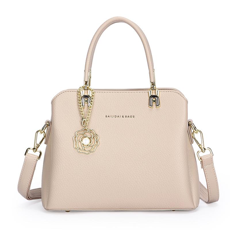 

Вместительная сумка-тоут для женщин, свадебная сумка для счастливой мамы и бабушки, ручная сумка для поездок на работу, сумка на одно плечо абрикосовый/бежевый