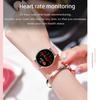 LIGE Waterproof Women Smart Band Watch Real-time Weather Forecast Men Watches Sports Ladies Smart Watch For Women Android IOS