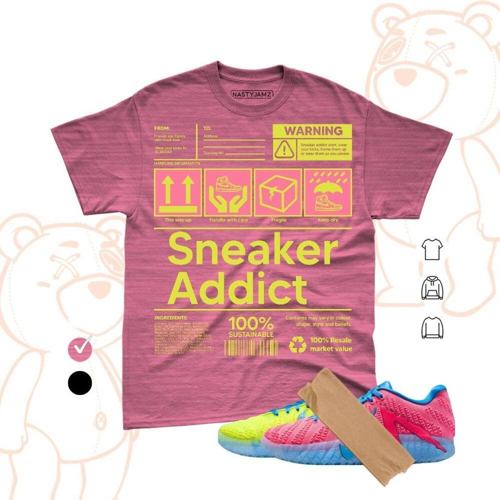 Ja 3 Pink Lemon Sneaker Addict, Match Shirt and kids tshirt, Sneaker Match Shirt and kids tshirt, Ja 3 Shirt and kids tshirt, Sneakerhead Gift