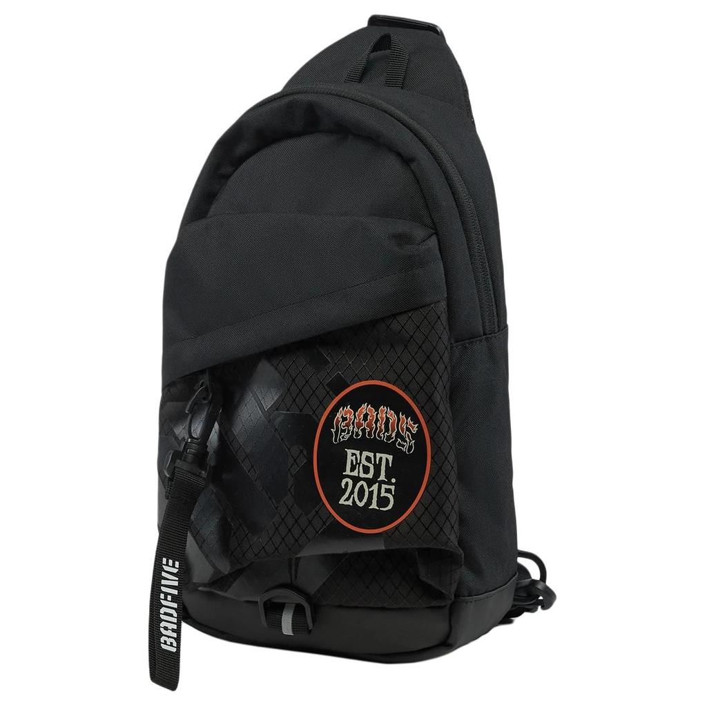 New LiNing Basketball Collection Polyurethane With Polyester Sling Bag, Crossbody Bag, Shoulder Bag Regular Unisex Black ABDU183-1