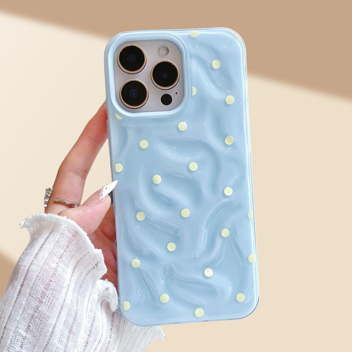 

Meteorite Pattern Airbag Anti-fall Shell Three-dimensional Caseti for Apple Mobile Phone Protective Case Simple Mobile Phone Protective Case For iPhone 17PROMAX