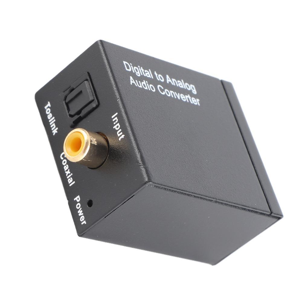 RCA Output Digital Audio Converter Coaxial /Optical Input Coaxial To Analog Converter For TV