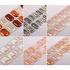 Quickly dry SelfAdhesive Nail Art Stickers Soft Waterproof Materials Gel Nail Strips For Daily Use And Special Occasions