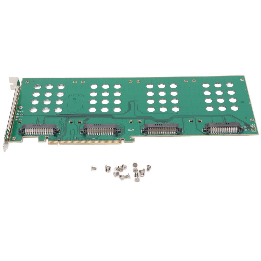 Riser Card PCIE3.0 X16 M.2 U.2 SSD Hard Drive Expansion Adapter Card NVMe To PCIe Card