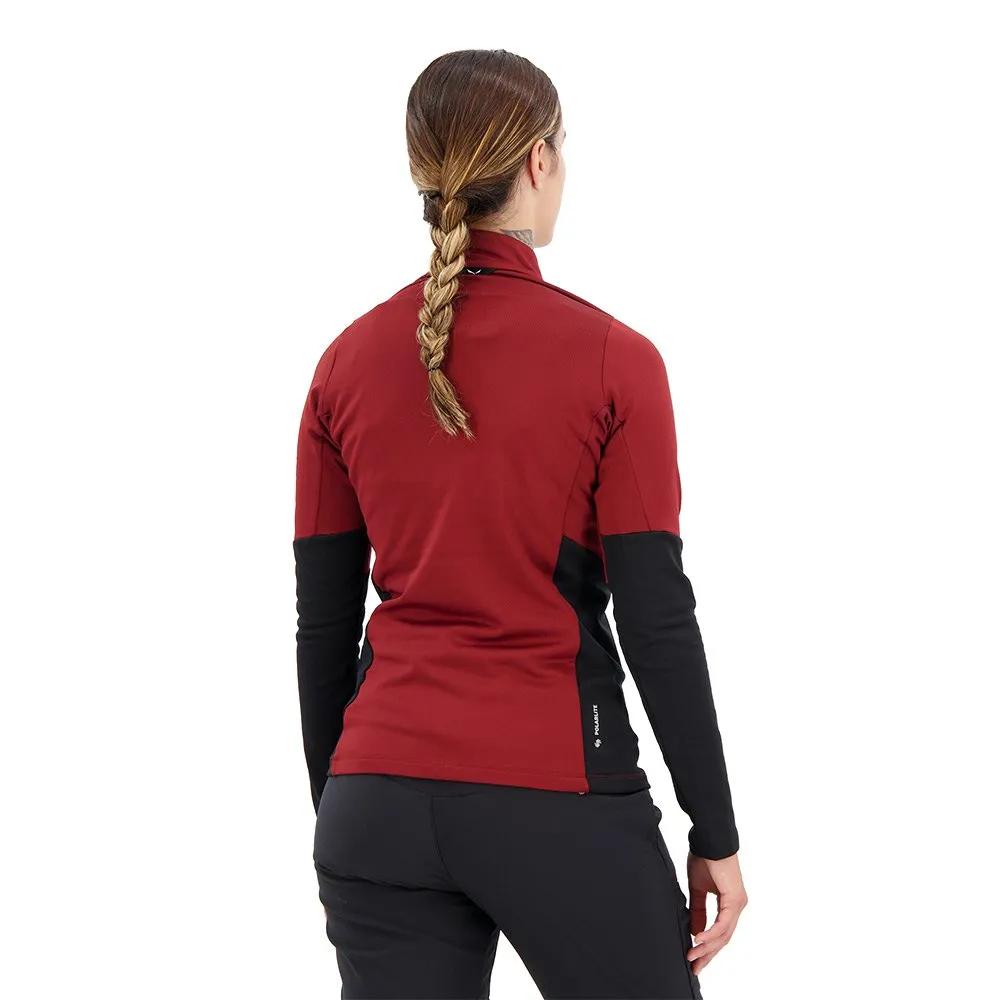 Salewa Fleece Jacket with Half-zip Puez Pullover