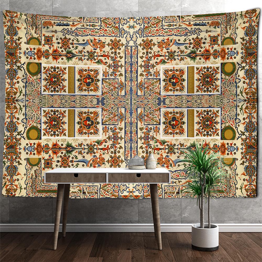 Романтический загадочный узор гобелен настенный психоделический колдовство хиппи Мандала — фото 8